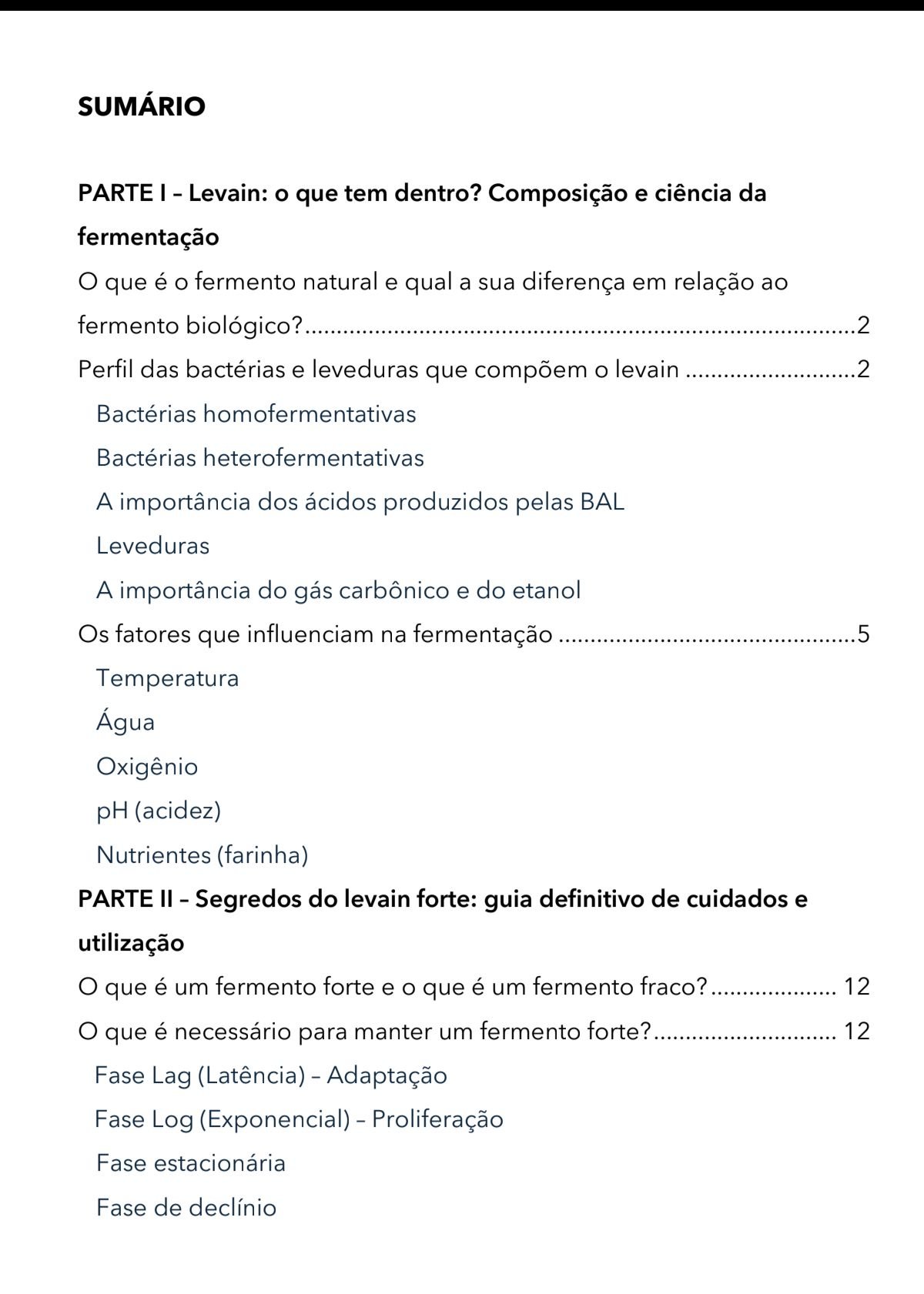 Sumário Parte I